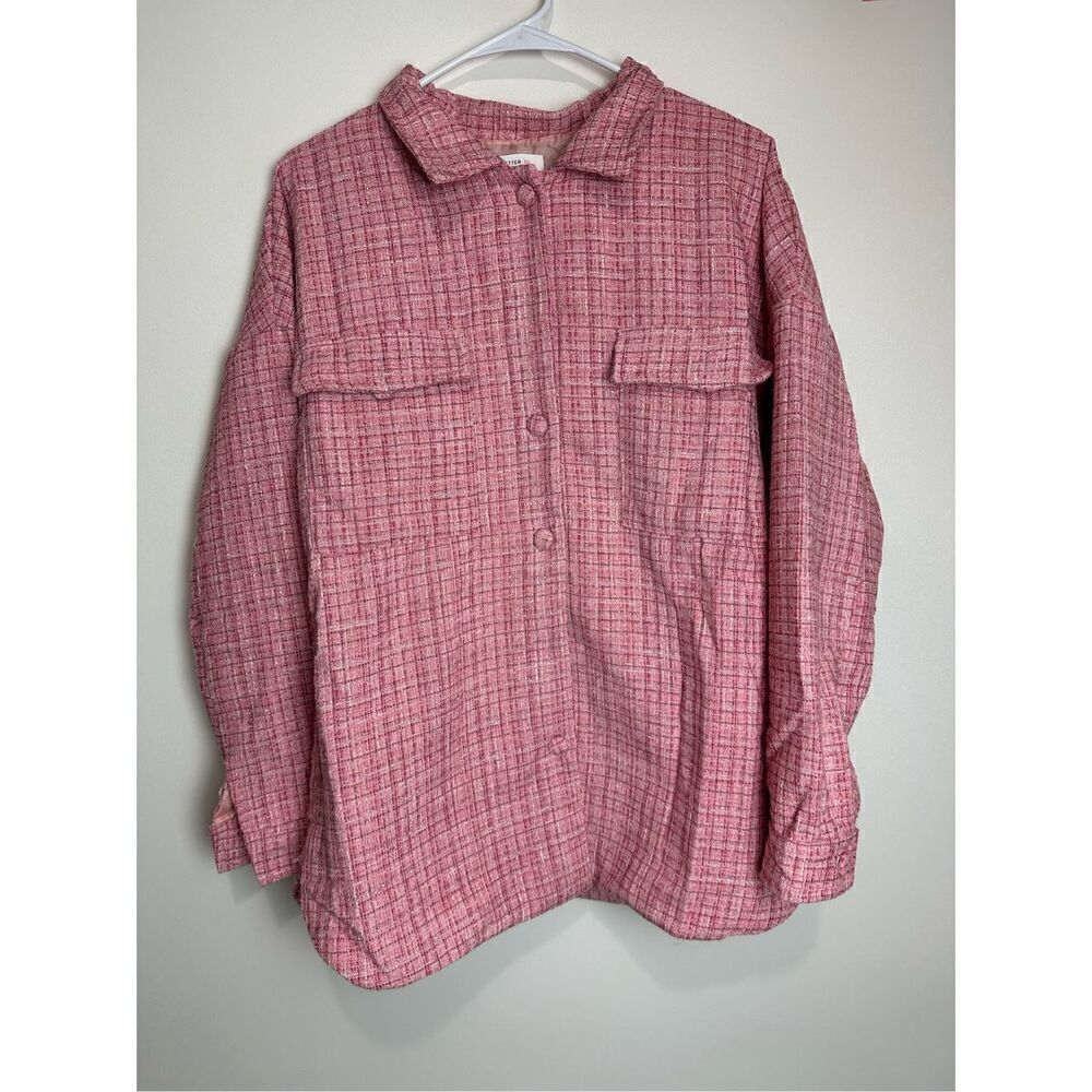 Rose Pink Tweed Short Set - Picture 3 of 10